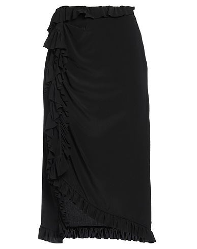 JUCCA Midi skirt Black 100% Silk