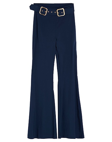 SISTE'S Casual trouser Navy blue 66% Viscose, 30% Nylon, 4% Elastane