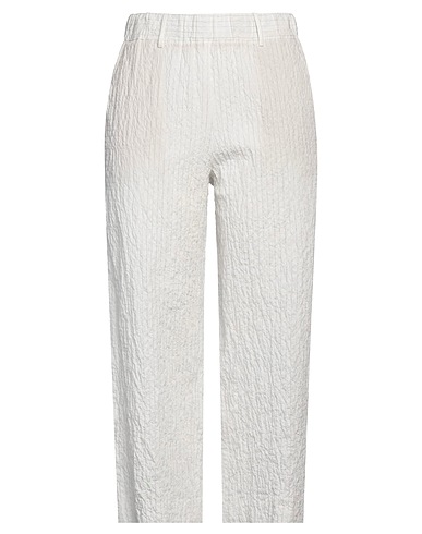INCOTEX Casual trouser White 99% Cotton, 1% Elastane