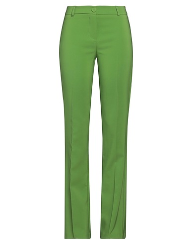 SISTE'S Casual trouser Green 89% Polyester, 11% Elastane