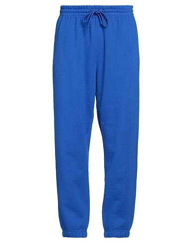 GIORGIO ARMANI Casual trouser Bright blue 88% Cotton, 12% Polyester