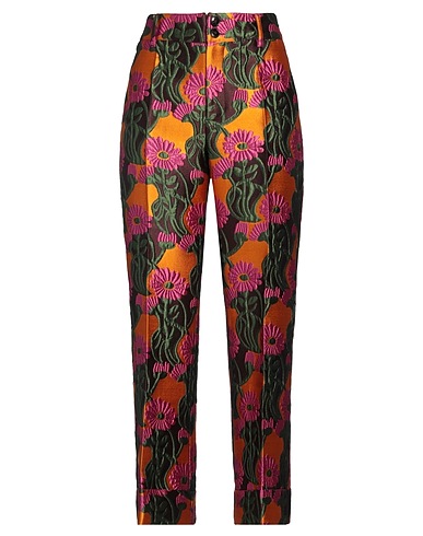 P.A.R.O.S.H. Casual pants Plum 93% Polyester, 4% Silk, 3% Polyamide