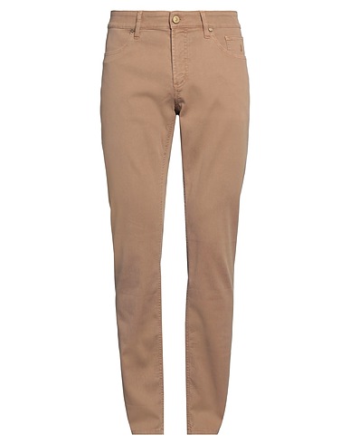 JECKERSON Pantalone Cammello 98% Cotone, 2% Elastan