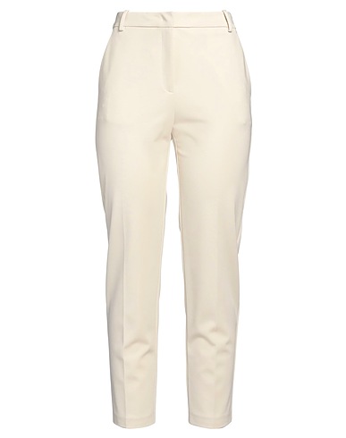 PINKO Casual trouser Cream 65% Viscose, 30% Polyamide, 5% Elastane