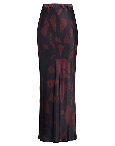 ANTONELLI Maxi Skirts Dark purple 100% Silk