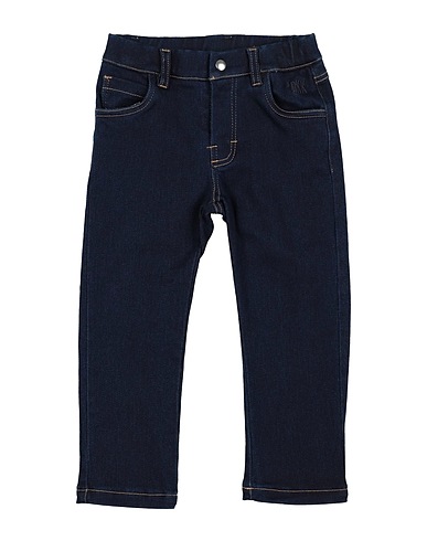 BIKKEMBERGS Denim pants Blue 77% Cotton, 22% Polyester, 1% Elastic fibres