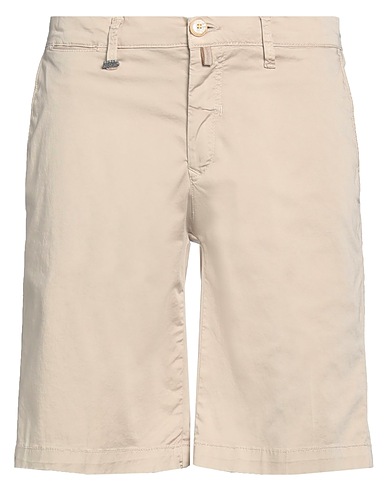 BARBATI Shorts & Bermuda Beige 98% Cotton, 2% Elastane