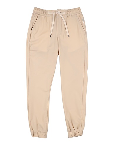 BIKKEMBERGS Casual trouser Beige 92% Nylon, 8% Elastane
