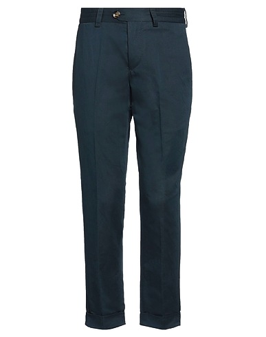 PT Torino Casual trouser Midnight blue 60% Cotton, 40% Linen