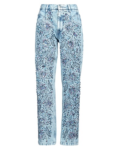 ISABEL MARANT Straight leg 100% Cotton, PVC - Polyvinyl chloride, Glass, Plastic