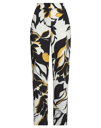 KOCCA Casual pants Black 96% Polyester, 4% Elastane
