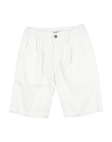 BIKKEMBERGS Shorts & Bermuda White 97% Cotton, 3% Elastane