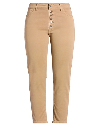 JIJIL Casual trouser Camel 98% Cotton, 2% Elastane
