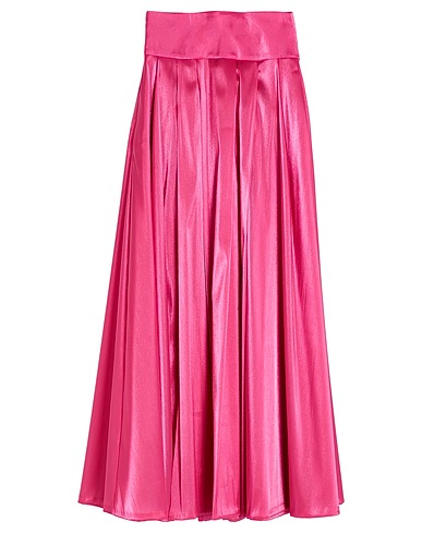 HANITA Maxi Skirts Magenta 57% Polyester, 36% Nylon, 7% Elastane