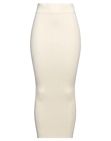 ISABEL BENENATO Maxi Skirts Ivory 82% Viscose, 18% Polyester