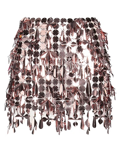 RABANNE Mini skirt Pink 80% Polyester, 15% Brass, 5% Steel