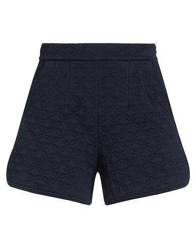 MAJE Shorts & Bermuda Midnight blue 57% Polyamide, 42% Viscose, 1% Elastane