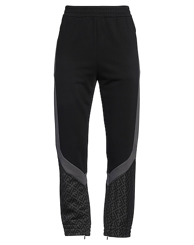 FENDI Casual trouser Black 86% Cotton, 14% Polyester