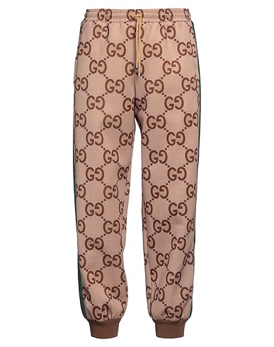 GUCCI Casual trouser Camel 85% Polyester, 15% Elastane, Polyamide