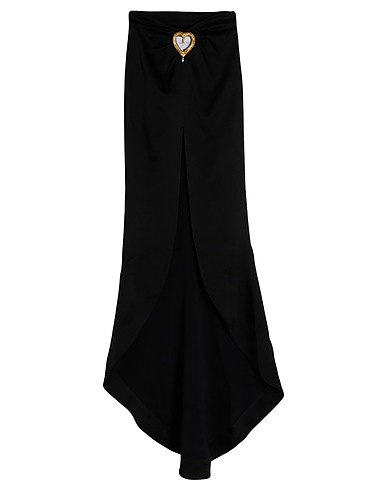 MOSCHINO Long skirt Black 70% Acetate, 30% Viscose