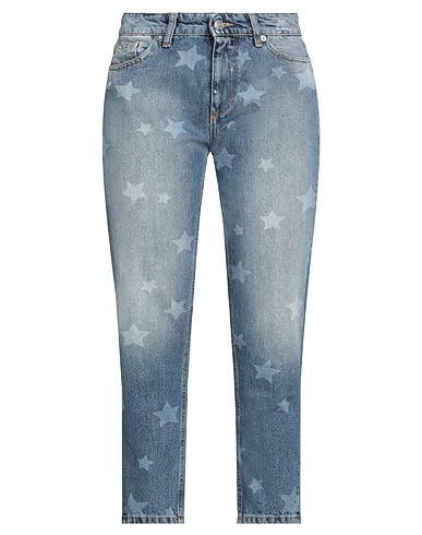 VICOLO Denim trousers Blue 100% Cotton