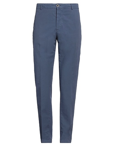 PESERICO Casual pants Navy 96% Cotton, 4% Elastane