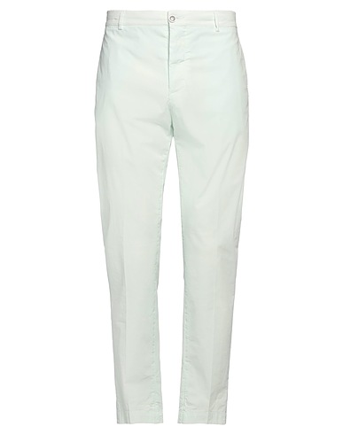 PESERICO Casual pants Light green 96% Cotton, 4% Elastane