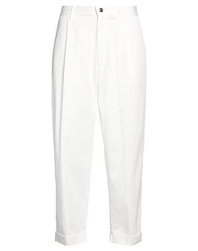 GIORGIO ARMANI Casual παντελόνι Λευκό 99% Βαμβάκι, 1% Ελαστάνη