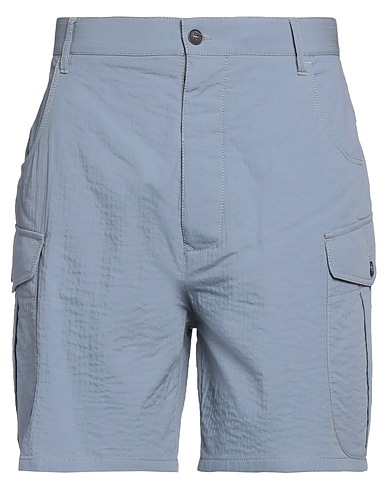 GIORGIO ARMANI Shorts & Bermuda Slate blue 85% Cotton, 15% Polyamide
