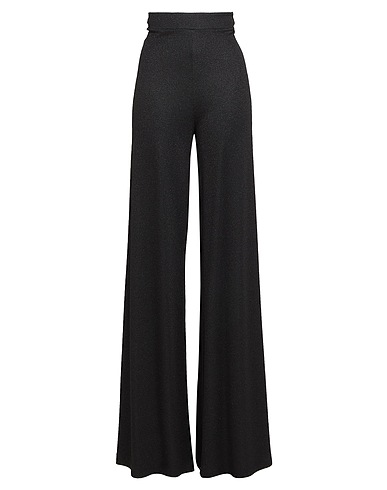 SISTE'S Casual trouser GOLD CAPSULE Black 79% Viscose, 12% Nylon, 9% Polyester