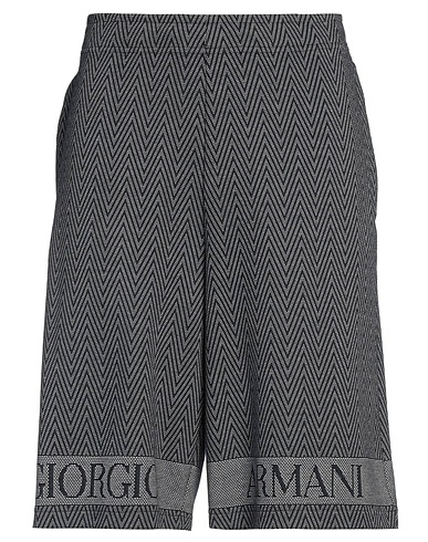 GIORGIO ARMANI Shorts & Bermuda Midnight blue 67% Cotton, 33% Polyamide