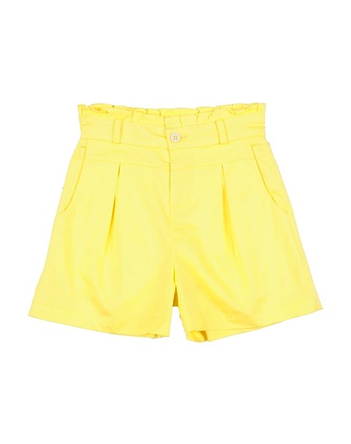 FUN & FUN Shorts y Bermudas Amarillo 97% Algodón, 3% Elastán