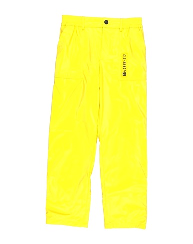 DOLCE&GABBANA Casual pants Yellow 100% Polyester, Polyurethane