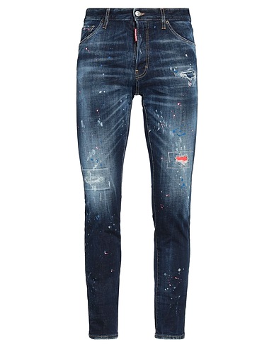 DSQUARED2 Denim trousers Blue 99% Cotton, 1% Elastane