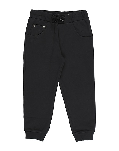 BIKKEMBERGS Casual pants Black 100% Cotton