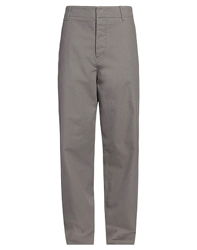 GIORGIO ARMANI Casual pants Grey 85% Cotton, 15% Linen