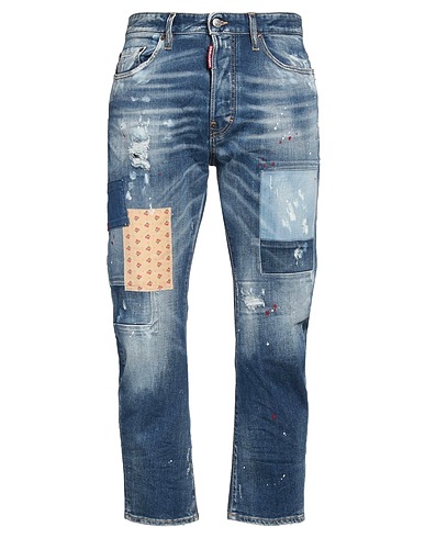 DSQUARED2 Denim trousers Blue 99% Cotton, 1% Elastane