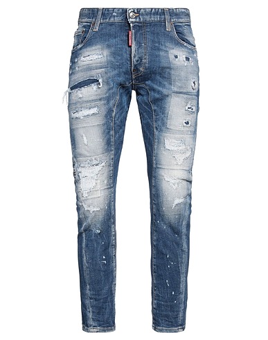 DSQUARED2 Pantaloni jeans Blu 93% Cotone, 4% Poliestere, 3% Elastan
