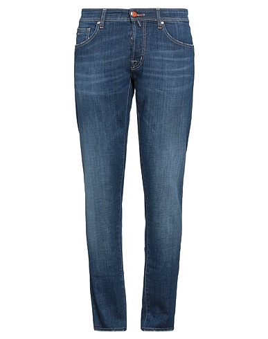 TRAMAROSSA Denim trousers Blue 98% Cotton, 2% Elastane