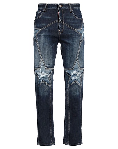 DSQUARED2 Denim trousers Blue 99% Cotton, 1% Elastane