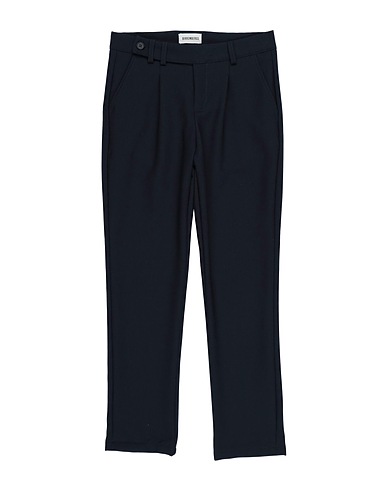 BIKKEMBERGS Casual pants Midnight blue 80% Polyester, 13% Viscose, 7% Elastic fibres