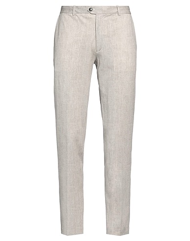 CIRCOLO 1901 Casual pants Light grey 97% Cotton, 3% Elastane