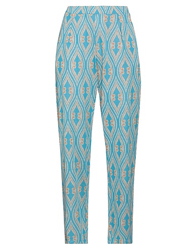 NIŪ Pantalone Azzurro 82% Viscosa, 10% Poliammide, 4% Fibra di metallo, 4% Elastan