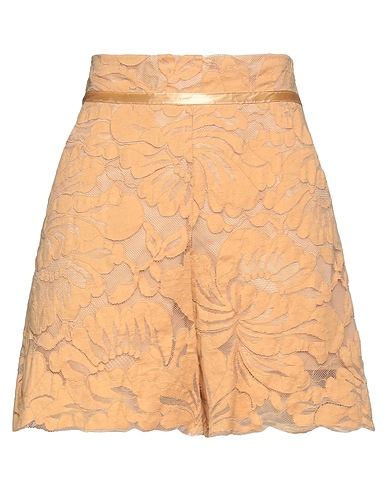 SISTE'S Shorts & Bermuda Camel 48% Cotton, 47% Nylon, 5% Elastane