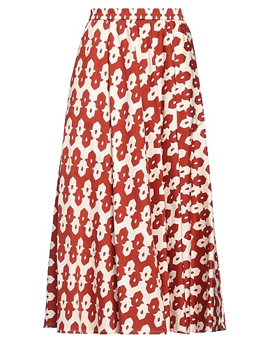NIŪ Midi skirt Tan 97% Cotton, 3% Elastane