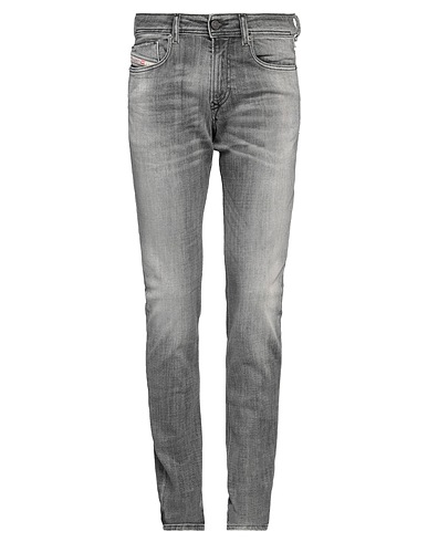 DIESEL Denim trousers Grey 96% Cotton, 3% Elastomultiester, 1% Elastane