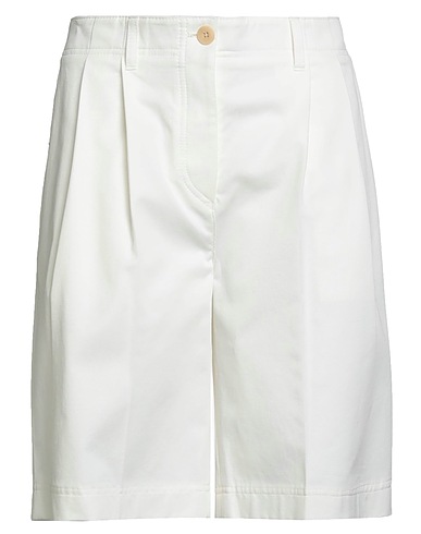TOTEME Shorts & Bermuda White 100% Organic cotton
