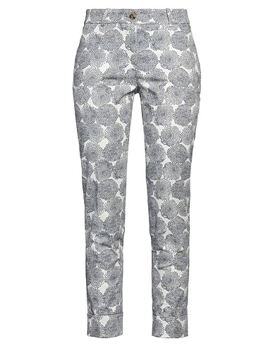 PESERICO Casual pants SIGN Slate blue 98% Cotton, 2% Elastane