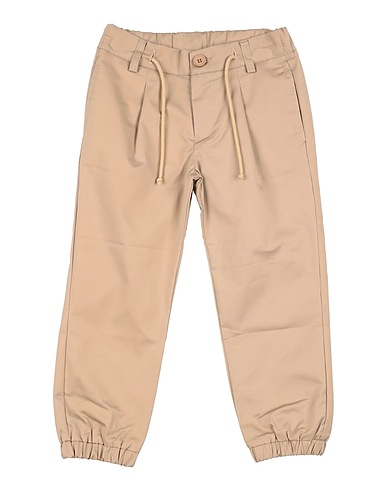 BIKKEMBERGS Casual trouser Sand 98% Cotton, 2% Elastic fibres
