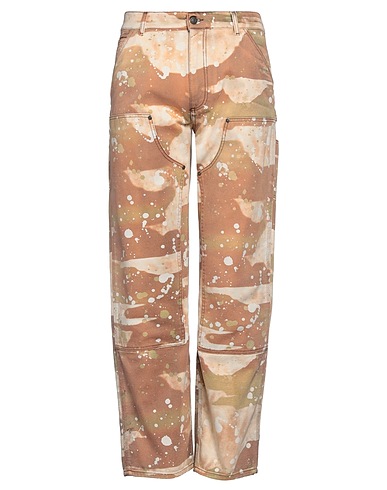 MSGM Pantalone Cammello 100% Cotone
